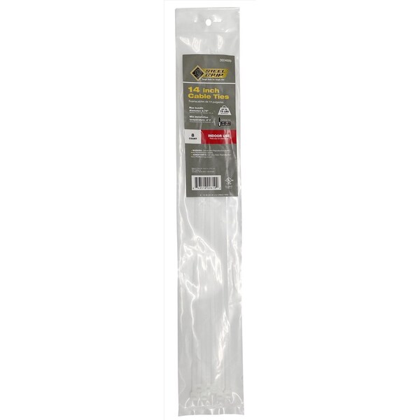 CABLE TIES 14 75# WHT